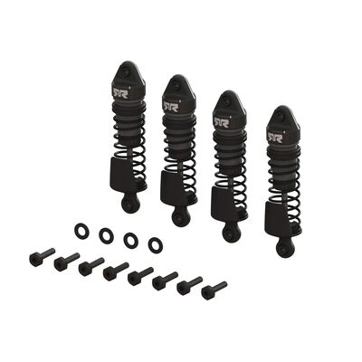 Aluminum Shock Set 58mm Length 2000cSt Oil (4) Gunmetal GROM