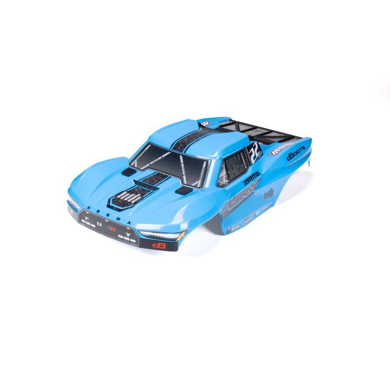 1/10 Clipless Painted Body Set with Decals Blue FURY 2WD
