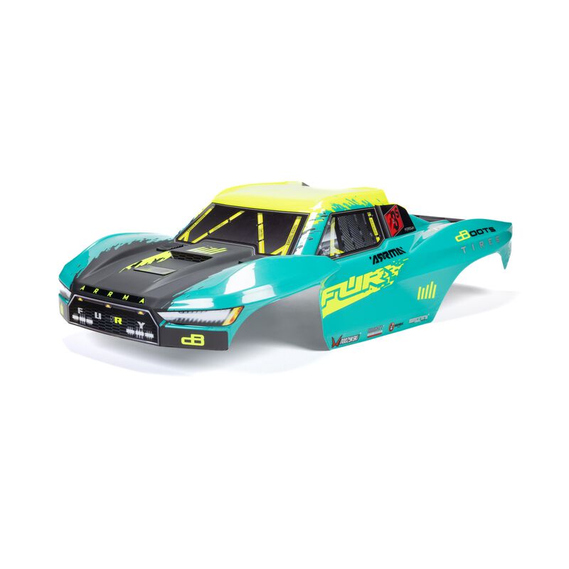 1/10 FURY Painted Decalled Trimmed Body Set Green