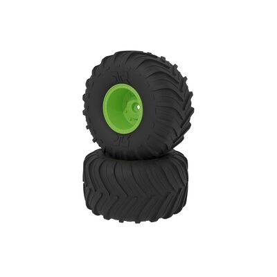 dBoots Chevron MT Tyre Set Glued - Green