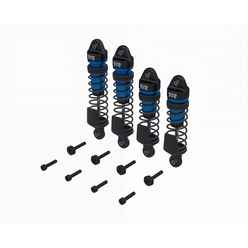 Shock Set Front/Rear Assembled TBC cSt Oil Blue (4) MINI