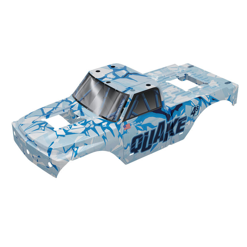 1/8 QUAKE 4S Clipless Painted Body White/Blue