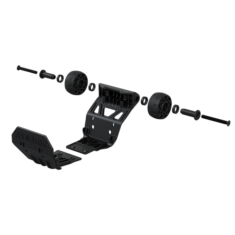 Front/Rear Bumper Set with Wheelie Bar Parts QUAKE