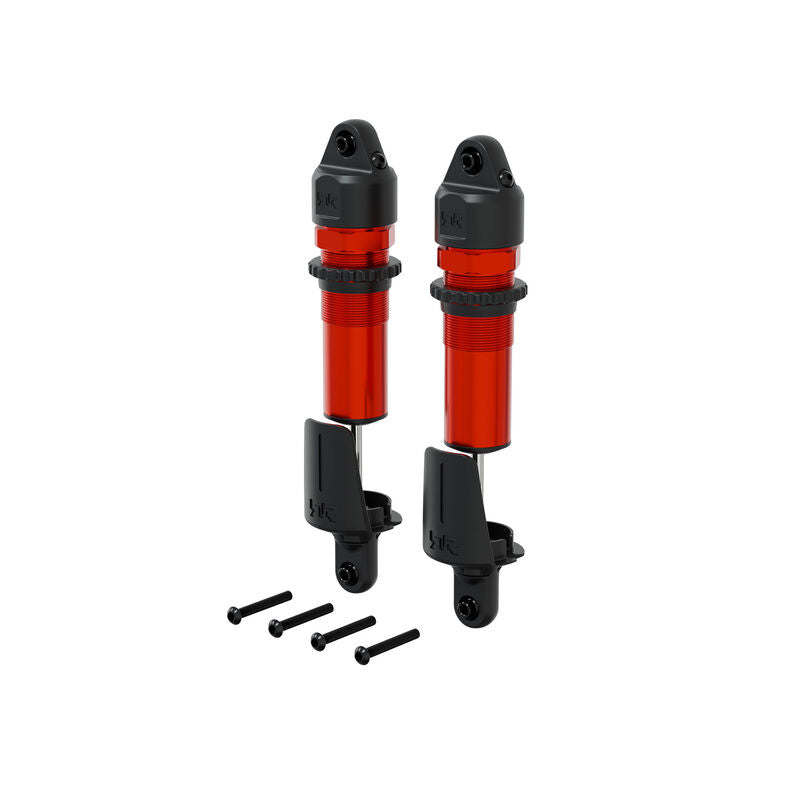 Rear Alloy Shock 15mm 153.5mm 4x1.9mm 1300cSt Red