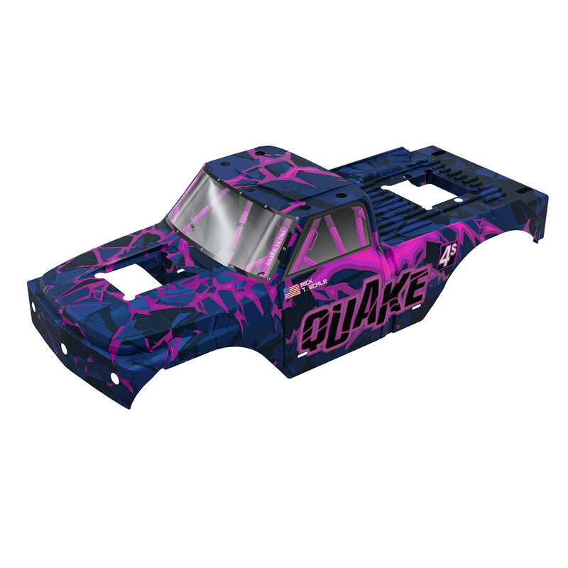 QUAKE 4S Brushless Clipless Painted Body Blue/Purple
