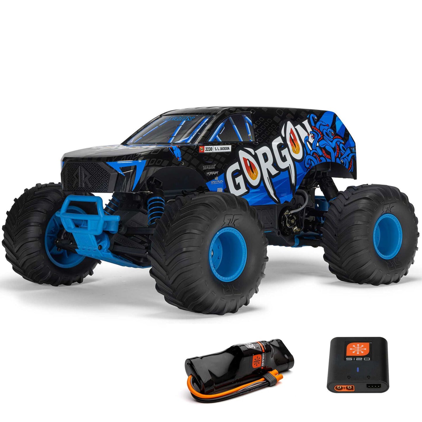 ARRMA 1/10 GORGON 2WD RTR Brushed Monster Truck (Battery & Charger Included)