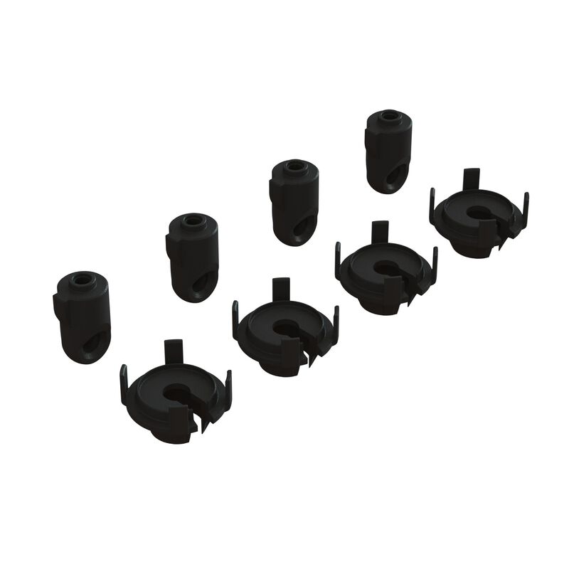 Shock Rod End and Spring Perch Set (4 Shocks)