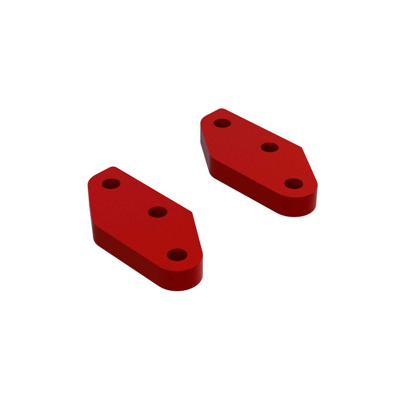 Aluminium Steering Plate A Red (2)