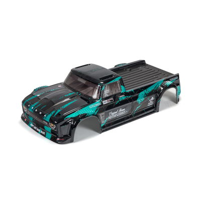 1/8 Finished Body Black/Teal INFRACTION