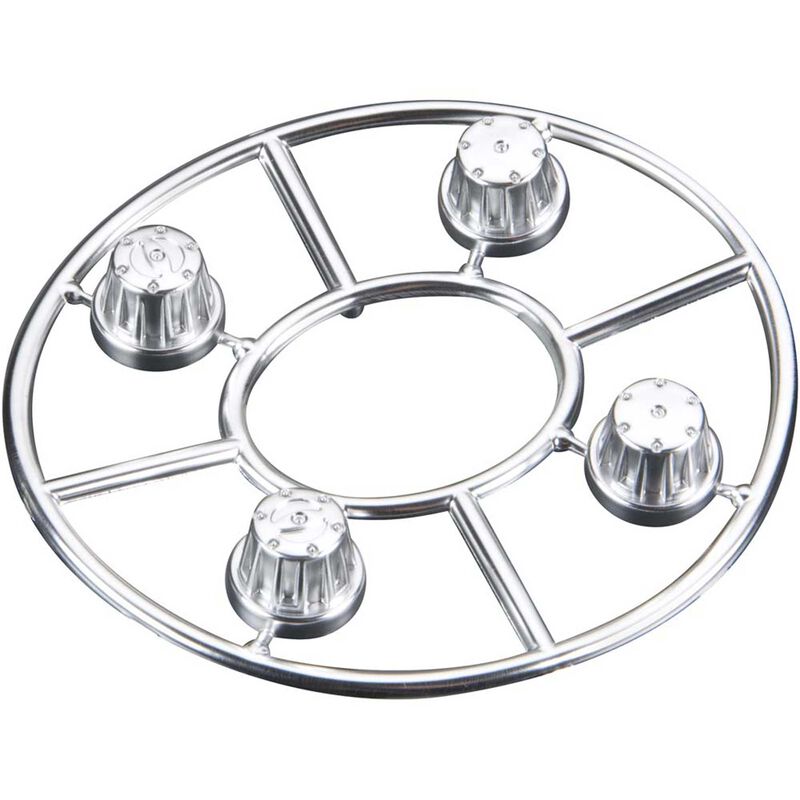 AX8080 Hub Cover Set Satin Chrome (4)