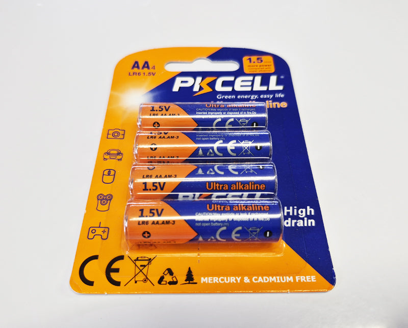 Alkaline AA Battery 4pcs/pack