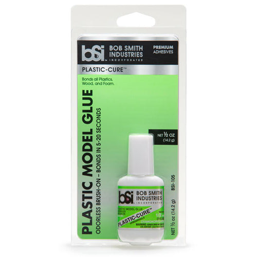 BSI Plastic-Cure Thick CA Super Glue 14 g (1/2 oz)