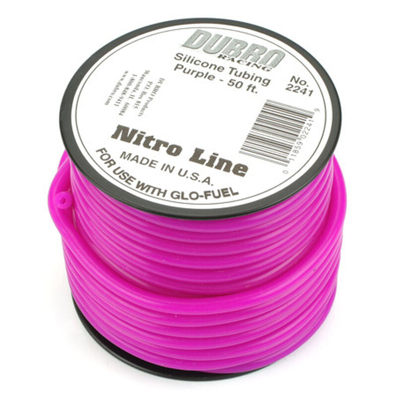Silicone 50' Fuel Tubing - Purple