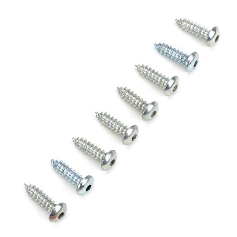 Button Head Screws 6 x 1/2in (8)