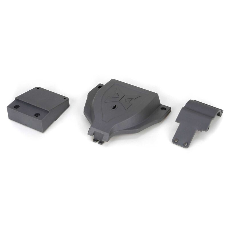 Electronics Cover & R Mount: 1:10 2wd Ru