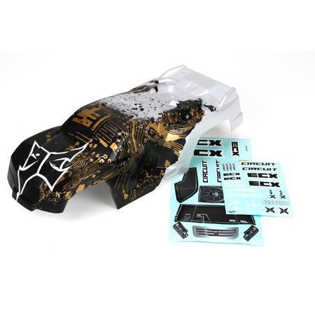 Body Black/Silver: 1:10 2wd Circuit