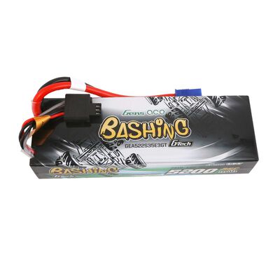 7.4V 5200mAh 2S 35C G-Tech Smart Bashing Hardcase LiPo Battery: EC3