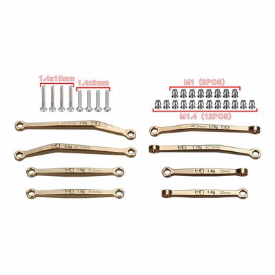 No Flex Upgrade Brass Link Set - SCX30