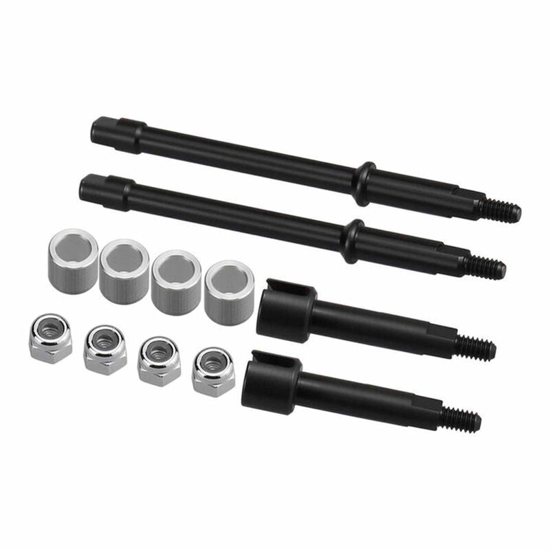 Steel +6mm Stub Axle Set 1/30 Axial SCX30