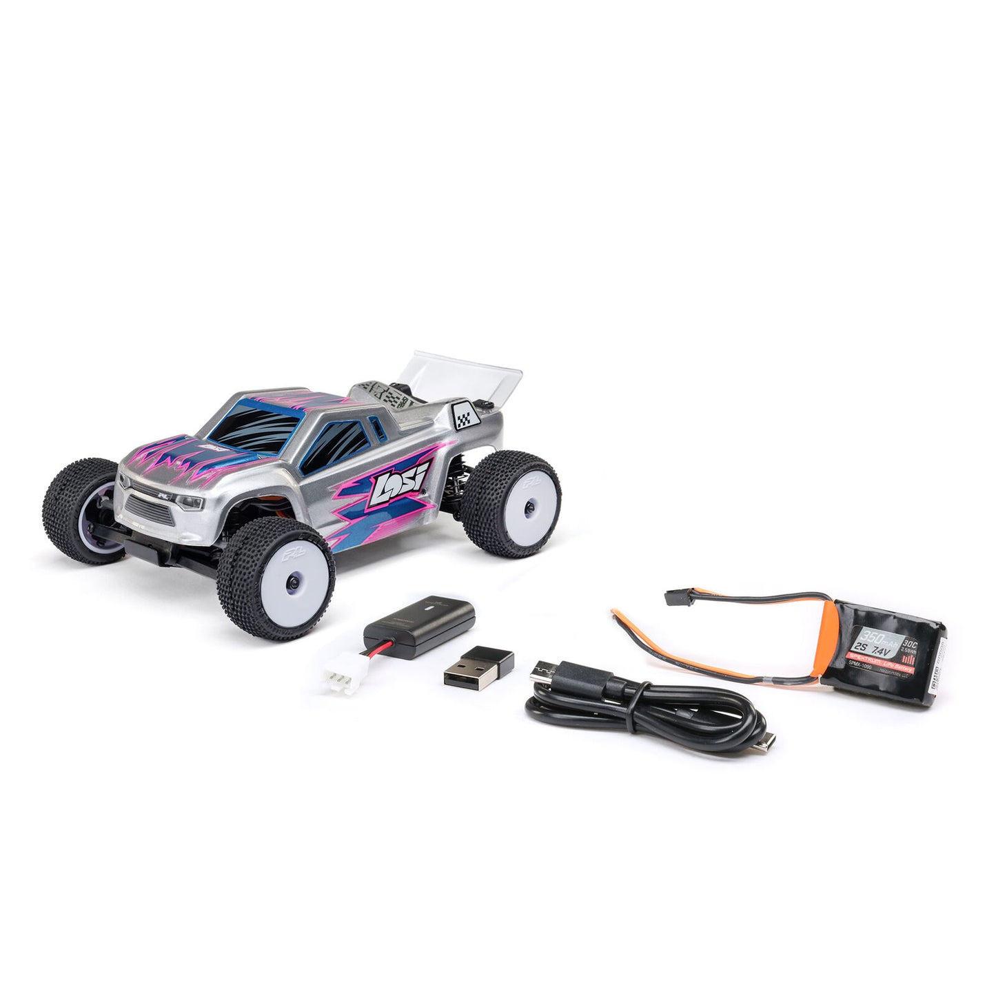 Losi 1/28 Micro-T 2S 2WD RTR Stadium Truck (Battery & Charger Included)