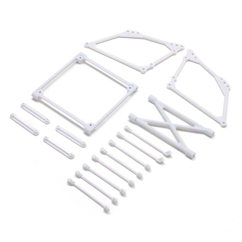 Top Wing Mount Set White 22S Sprint
