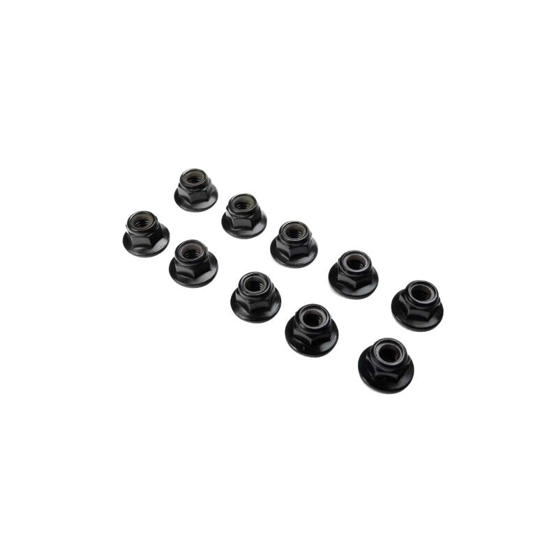 Flanged Nylock Nut M5 STL (10)