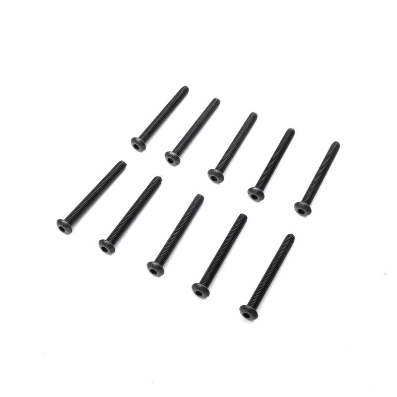 Button Head Screws M4 x 40mm STL (10)
