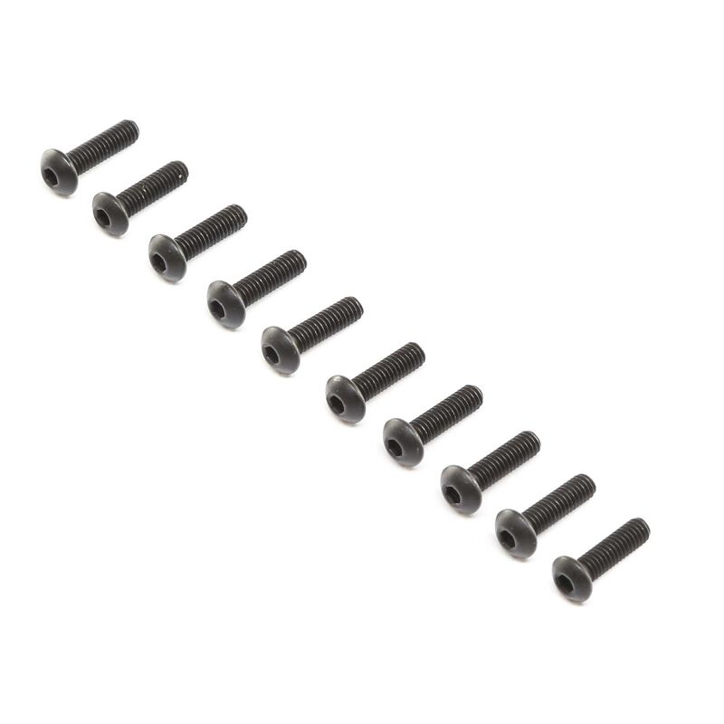 Button Head Screws M4 x 16mm STL (10)