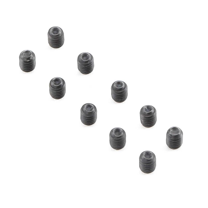 Set Screw M4 x 5mm Flat Point STL (10)