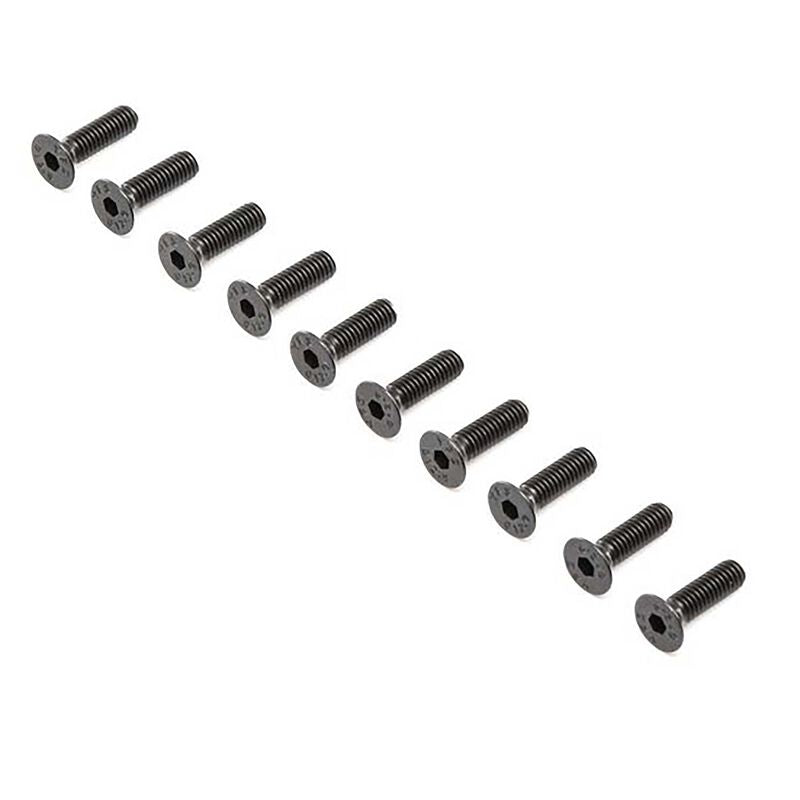 Flat Head Screws M4 x 12mm STL (10)