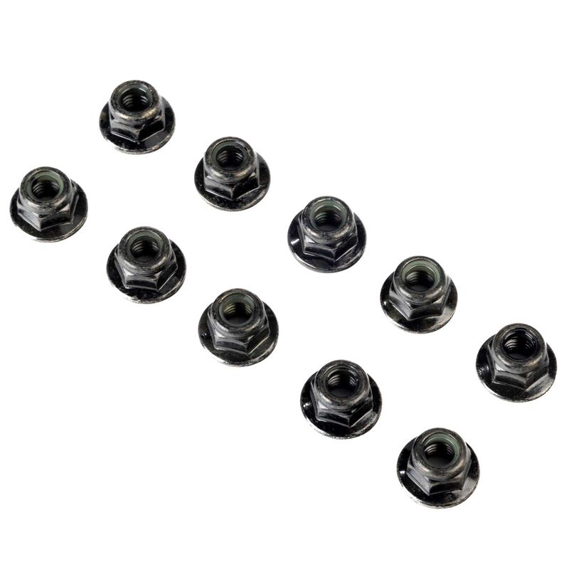 Flanged Nylock Nut M6 STL (10)