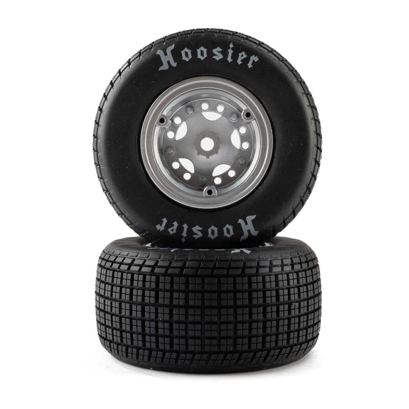 Hoosier Soft Satin Aluminium Tyres FR/RR (2) 22S DLM