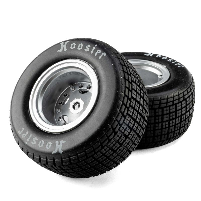 Hoosier Medium Satin Aluminium Tyres FR/RR (2) 22S DLM