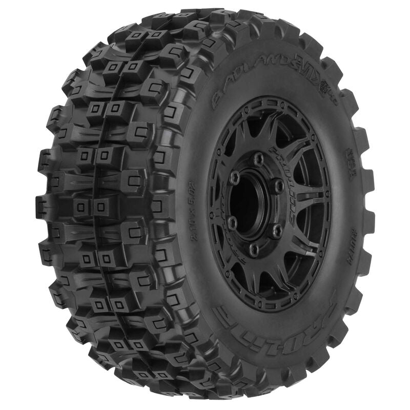 1/10 Badlands MX28 BELTED F/R 2.8" MT Tyres MTD 12mm/14mm Raid (2)