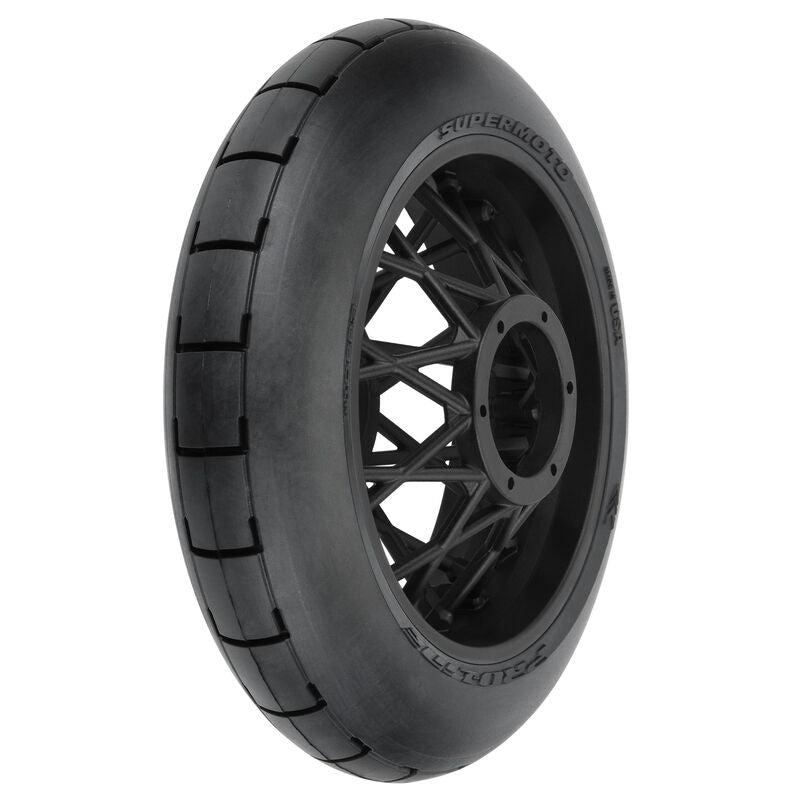 1/4 Supermoto S3 Motorcycle Rear Tyre MTD Black (1) PROMOTO-MX