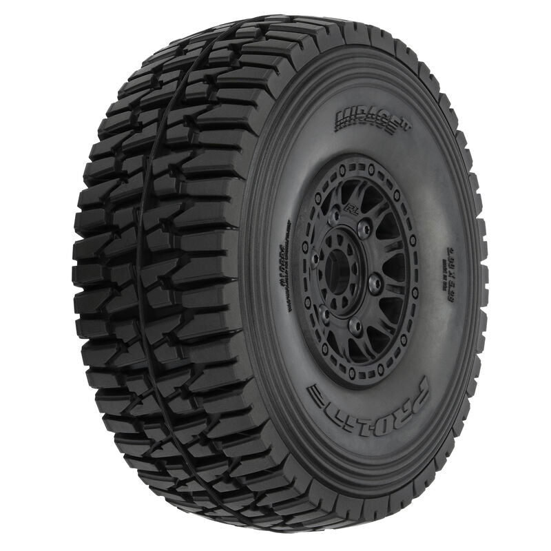 1/7 Mirage TT BELTED F/R Tyres MTD 17mm Blk Raid (2) MOJAVE 6S UDR