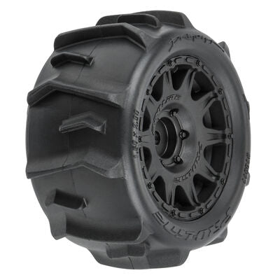 1/18 Dumont F/R Tyres MTD 12mm Black Raid (4) GRANITE GROM