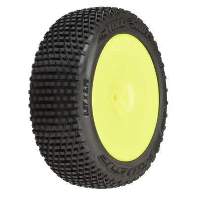 1/14 Hole Shot 3.0 F/R Tyre MTD 12mm Yellow Velocity (4) TYPHON GROM