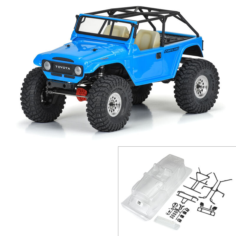 1/10 1979 Toyota Land Cruiser FJ40 Clear Body 12.3 Inch WB