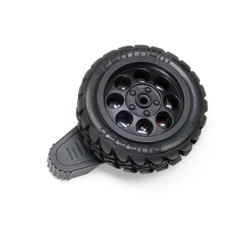 Rugged Wheel with Thumb Steer