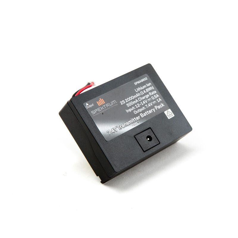 7.4V 2000mAh 2S Li-Ion Transmitter Battery TX Plug