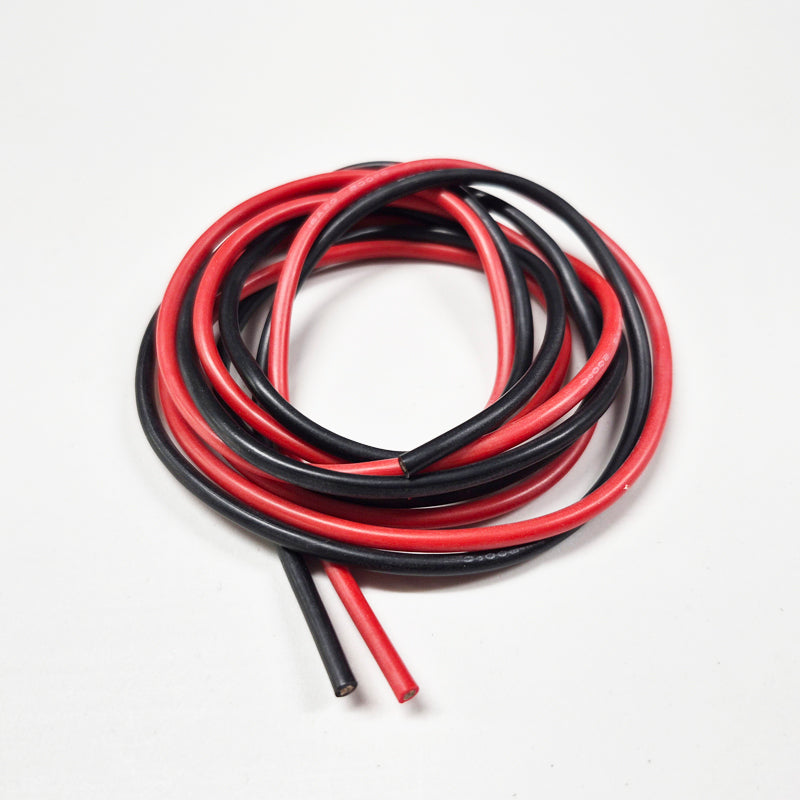 16 AWG Black/Red Wire Set (1m Each)