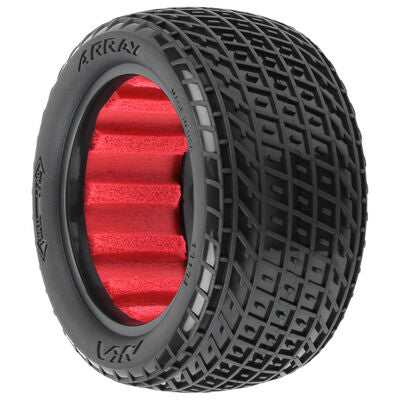 1/10 Array Super Soft Long Wear Rear 2.2" Dirt Oval Tyres (2)