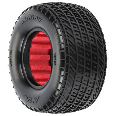1/10 Array Super Soft Longwear Rear 1.7"/2.2" Dirt Oval Tyres (2)
