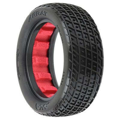 1/10 Array Medium Soft 2WD/4WD Front 2.2" Dirt Oval Tyres (2)