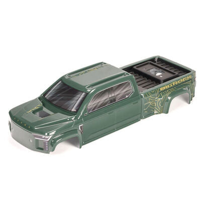 BIG ROCK 4X4 Crew Cab Clipless Painted Decaled Trimmed Body (Green)