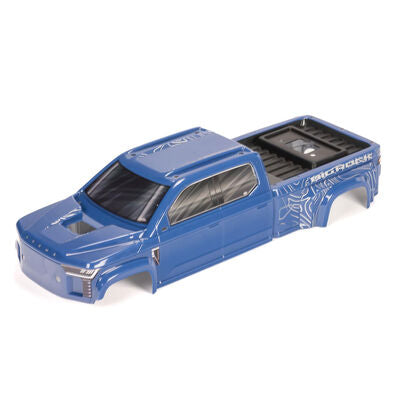 BIG ROCK 4X4 Crew Cab Clipless Painted Decaled Trimmed Body (Blue)