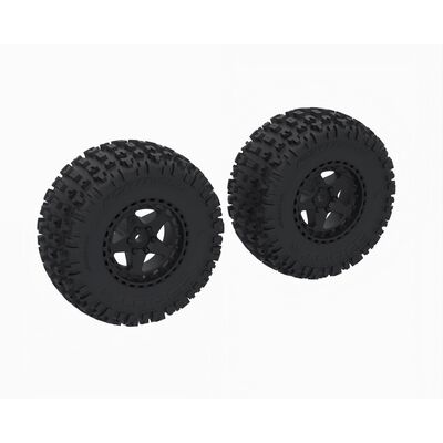 DBOOTS FORTRESS SC Tyre Set Glued Black (2)