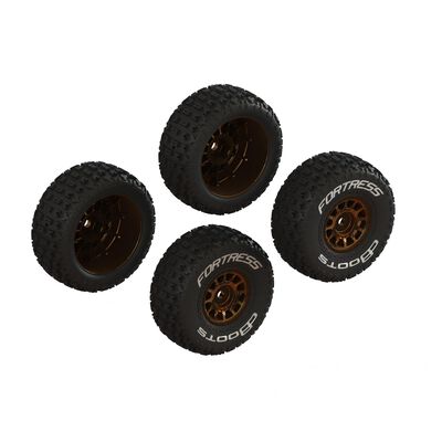 dBoots FORTRESS Tire Set Glued (Bronze) (2 Pairs)