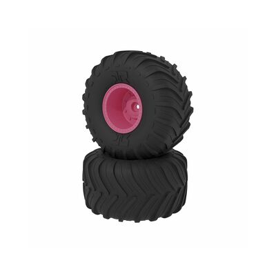 dBoots Chevron MT Tyre Set Glued - Pink